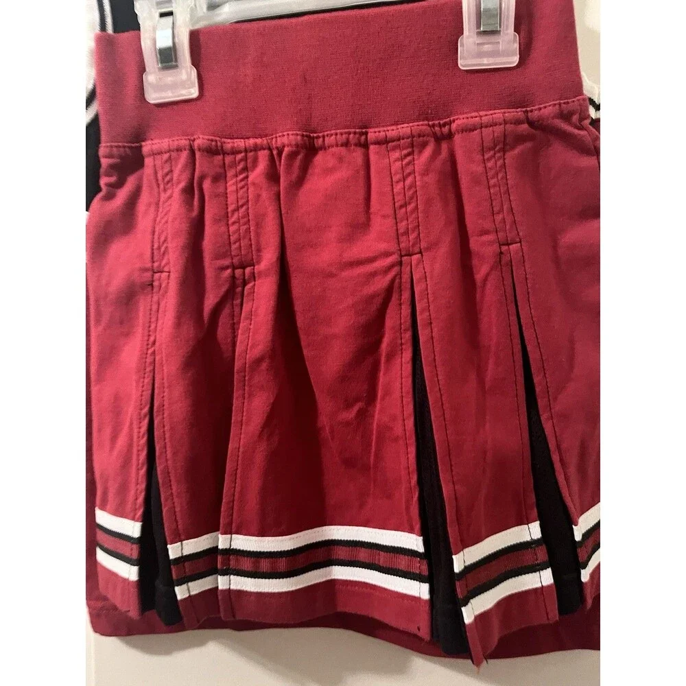 Red Oak Girls XS Cheer Skirt Set USC South Carolina Gamecocks Top & Skirt